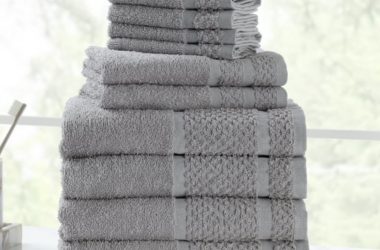 Mainstays 10 Piece Bath Towel Set Just $13.97!